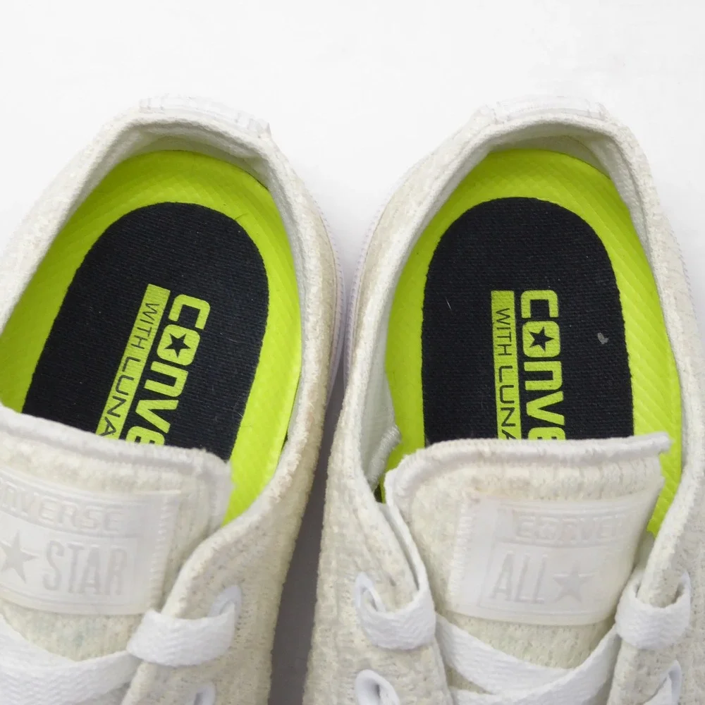 Converse Women Festival Knit Shoes Sneakers White Chuck Taylor II Mesh Low Top 7 - Picture 7 of 10